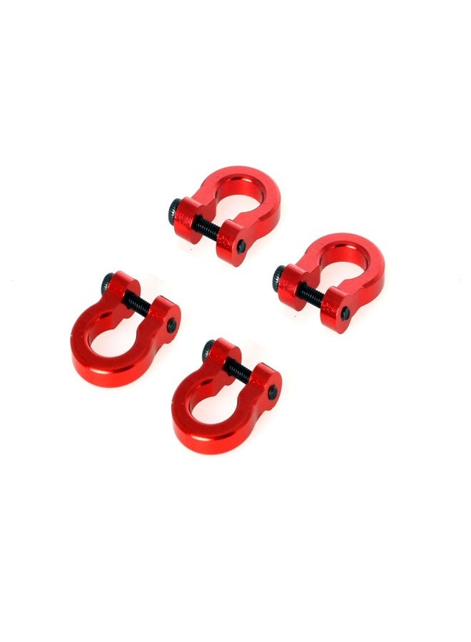 LCX مجموعة قطع غيار وإكسسوارات ترقيات من الألومنيوم لسيارة LCX 1/10 RC Crawler Car، مكونة من 4 قطع، متوافقة مع TRX4 وTRX6 وSCX10 II وSCX10 III وSCX10 PRO من الجيل السابع والثامن والتاسع (أحمر - CNC). - Image 1